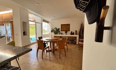 Casa de una planta con alberca en El Cristo, Atlixco, Puebla.