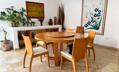 Casa de una planta con alberca en El Cristo, Atlixco, Puebla.