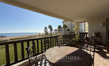 Exclusivo Departamento Frente al Mar en Condominio Fundadores – Punta Puyai, Papudo