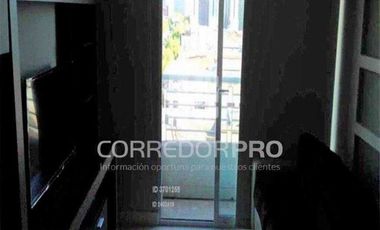 DEPARTAMENTO AMOBLADO CON 1D + 1B Y TERRAZA. CERCANO A METRO