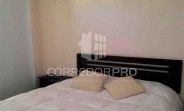 DEPARTAMENTO AMOBLADO CON 1D + 1B Y TERRAZA. CERCANO A METRO