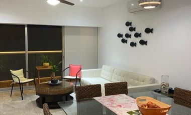 HERMOSO DEPARTAMENTO DE LUJO... AMUEBLADO, FRENTE A PLAYA EN RENTA