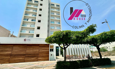 HERMOSO DEPARTAMENTO DE LUJO... AMUEBLADO, FRENTE A PLAYA EN RENTA