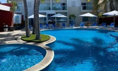 HERMOSO DEPARTAMENTO DE LUJO... AMUEBLADO, FRENTE A PLAYA EN RENTA