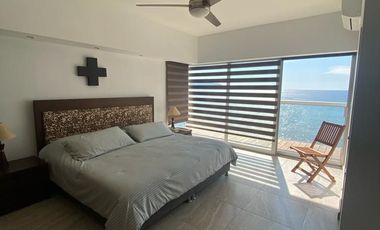 HERMOSO DEPARTAMENTO DE LUJO... AMUEBLADO, FRENTE A PLAYA EN RENTA