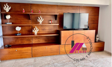 HERMOSO DEPARTAMENTO DE LUJO... AMUEBLADO, FRENTE A PLAYA EN RENTA