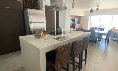 HERMOSO DEPARTAMENTO DE LUJO... AMUEBLADO, FRENTE A PLAYA EN RENTA