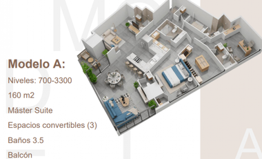 VENTA APARTAMENTO LUJO PAITILLA AQUAPOINT AMOBLADO VV