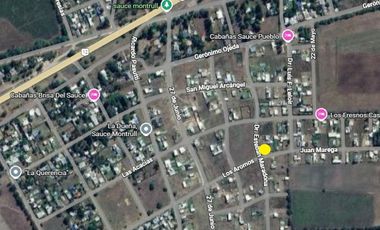 Venta Lote en esquina en Suace Pueblo, Sauce Montrul