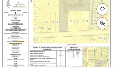 ESPECTACULAR TERRENO EN VENTA IDEAL PARA DESARROLLO VERTICAL