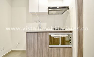 Arriendo Fantástico Apartaestudio Milán, Manizales