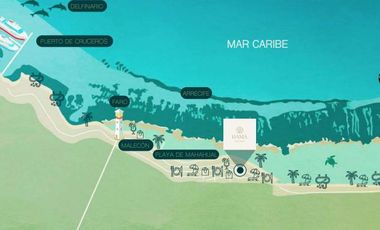 DEPARTAMENTO EN PRE-VENTA EN HAMA BEACH CONDO , MAHAHUAL.