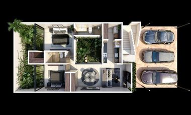 DEPARTAMENTOS EN PRE-VENTA EMANA RESIDENCIAL, MODELO JARDIN, CONKAL.