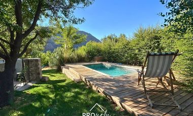 Casa en Arriendo en Moderna, 3 dormitorios, 2 baños, Año Corrido, locomoción pública a la puerta, San José de Maipo