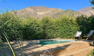 Parcela en Arriendo en Moderna, 3 dormitorios, 2 baños, Año Corrido, locomoción pública a la puerta, San José de Maipo