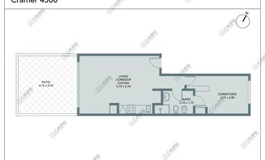 Cramer 4500 - Saavedra - PH de autor con Patio casi frente a la Plaza