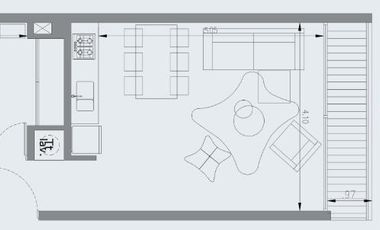 Departamento de pozo en venta - 1 Dormitorio 1 Baño - 48Mts2 - BRUMEL II - La Plata