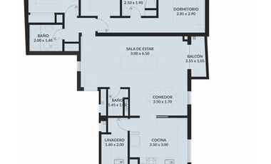 Departamento a estrenar en  venta. 1 Dormitorio con posibilidad de cochera