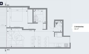 Departamento de pozo en venta - 1 Dormitorio 1 Baño - 49Mts2 - BRUMEL II - La Plata