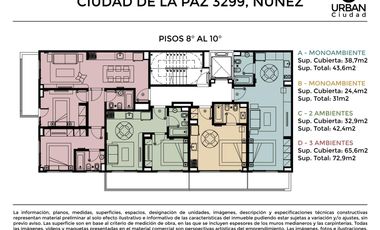 Venta 2 ambientes a estrenar POZO, Entrega Dic 2026
