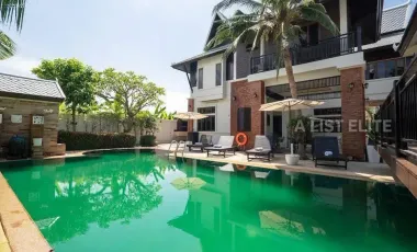 Thai Modern Style Home Near Floating Market with Saltwater Pool