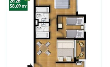 VENTA DEPARTAMENTO CONDOMINIO ALTOS DE PALERMO