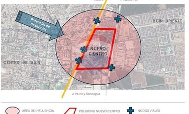 Paño inmobiliario | Nuevo Centro Buin 2.560 m²