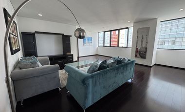 Departamento Avenida Santa Fe semi amueblado Renta