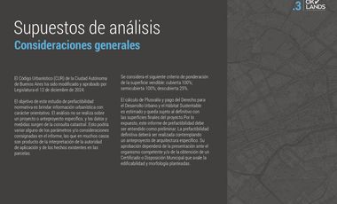 Terreno en Villa Crespo