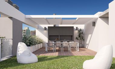 Venta Departamento 3 Ambientes al frente con Piscina y Solarium en San Martín