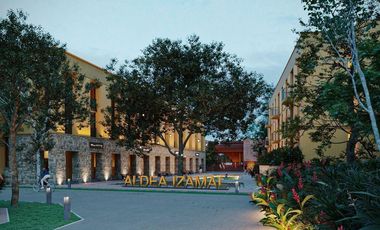 DEPARTAMENTOS  ALDEA IZAMAL EN PRE VENTA, PUEBLO MÁGICO.