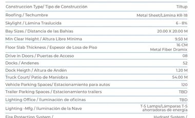 Renta Nave Industrial en Toluca, Estado de México