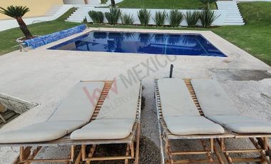 Casa de campo de lujo en Club Náutico | 2,500 m², alberca y totalmente equipada