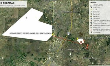 VENTA TERRENO CERCANO AIFA AEROPUERTO  FELIPE ANGELES