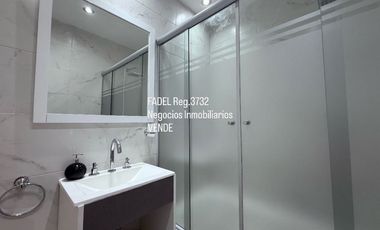 Santa Fe y Rivadavia 2 amb.c/dep.serv. al frente Amoblado