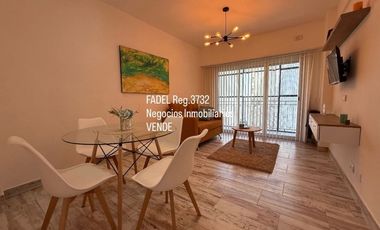 Santa Fe y Rivadavia 2 amb.c/dep.serv. al frente Amoblado