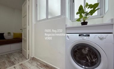 Santa Fe y Rivadavia 2 amb.c/dep.serv. al frente Amoblado