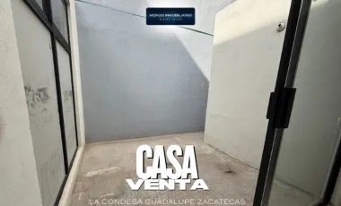 Casa en venta en La Condesa, Guadalupe, Zacatecas