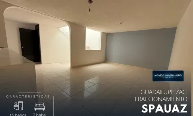 Casa en venta en S.P.A.U.A.Z., Guadalupe, Zacatecas