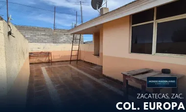 Casa en venta en Europa, Zacatecas, Zacatecas