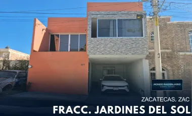 Casa en venta en Jardines del Sol II, Guadalupe, Zacatecas