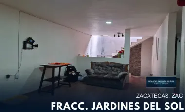 Casa en venta en Jardines del Sol II, Guadalupe, Zacatecas