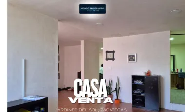 Casa en venta en Magisterial Jardines del Sol, Zacatecas, Zacatecas