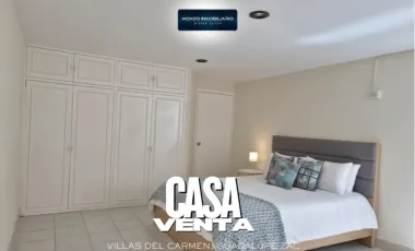 Casa en venta en Villas del Carmen, Guadalupe, Zacatecas