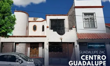 Casa en venta en Ramon Lopez Velarde, Guadalupe, Zacatecas