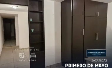 Casa en venta en Primero de Mayo, Guadalupe, Zacatecas