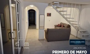 Casa en venta en Primero de Mayo, Guadalupe, Zacatecas