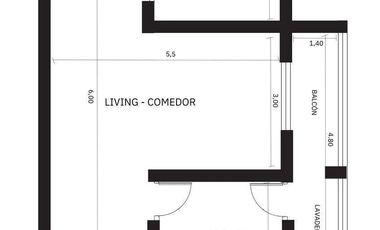 ALQUILER Departamento 2 Ambientes con Cochera y Baulera enSan Isidro