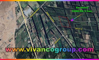 Se vende Chacra 5 has. en blanco en Centenario, Provincia de Neuquén.