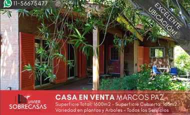 Hermosa casaquinta en venta - Marcos paz - Pcia. Bs.As.